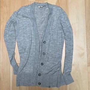 Grey Ann Taylor LOFT cardigan
